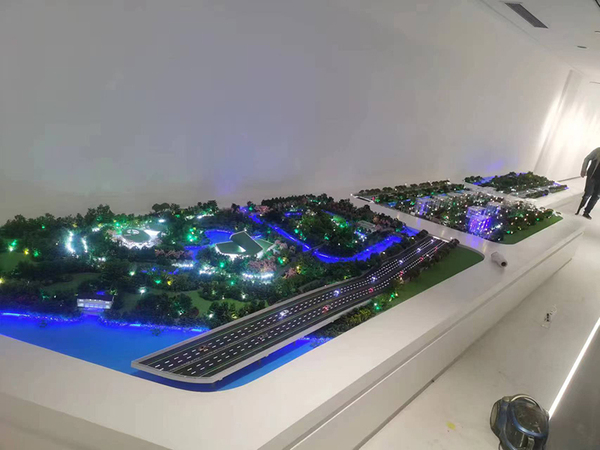 苏州城建展厅沙盘